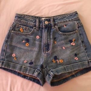 Pacsun Floral mom shorts